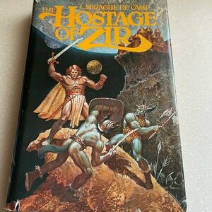 Book hostage of zir L Prague de camp signed Hdbk 1977